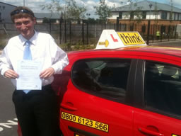 Jack guildford happy with think driving school